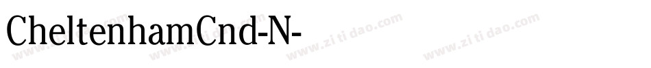 CheltenhamCnd-N字体转换