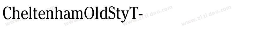 CheltenhamOldStyT字体转换