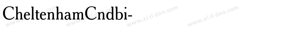 CheltenhamCndbi字体转换
