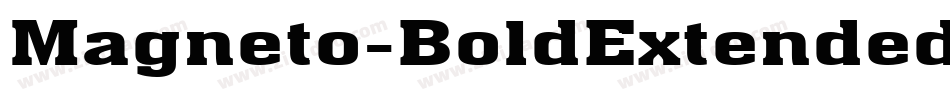Magneto-BoldExtended字体转换