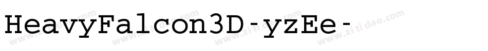 HeavyFalcon3D-yzEe字体转换