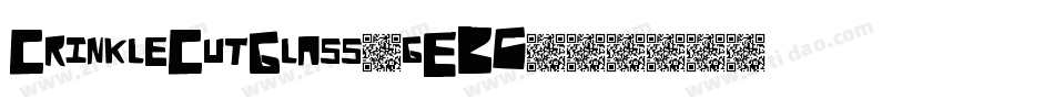 CrinkleCutGlass-gEB6字体转换