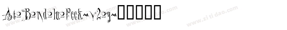 AtoBondoluoPeek-v2oy字体转换