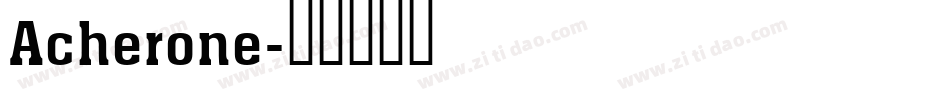 Acherone字体转换