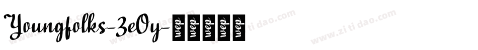 Youngfolks-3eOy字体转换