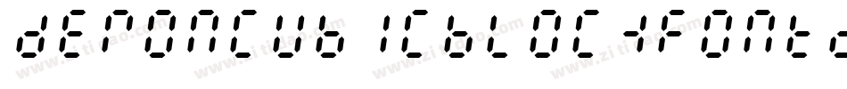 DemoncubicblockfontDark-G3MD字体转换