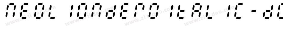 NeolionDemoItalic-DOYgx字体转换