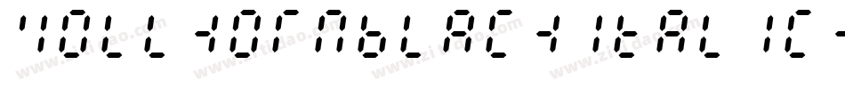 VollkornBlackItalic-DO0L3字体转换