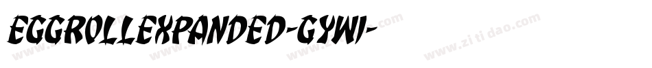 EggRollExpanded-gYw1字体转换