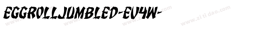 EggRollJumbled-Ev4W字体转换