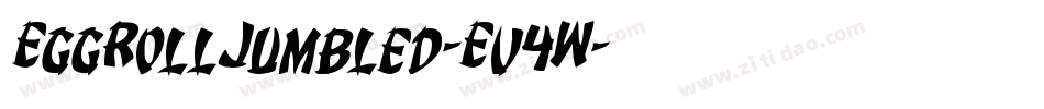 EggRollJumbled-Ev4W字体转换
