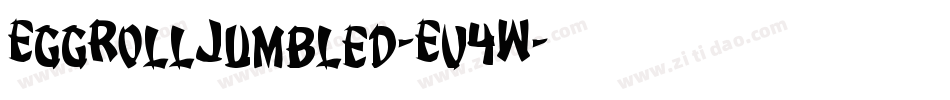 EggRollJumbled-Ev4W字体转换