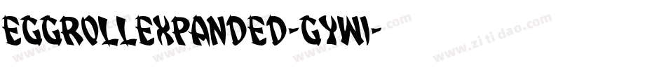 EggRollExpanded-gYw1字体转换