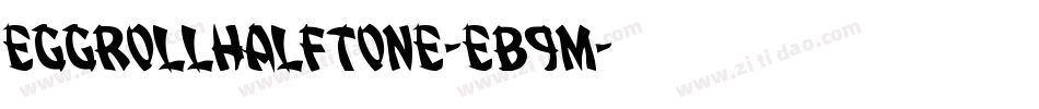 EggRollHalftone-eB9m字体转换