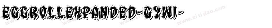 EggRollExpanded-gYw1字体转换
