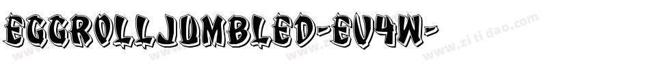 EggRollJumbled-Ev4W字体转换