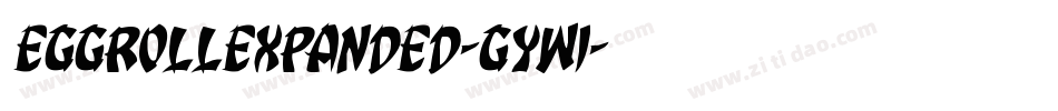 EggRollExpanded-gYw1字体转换