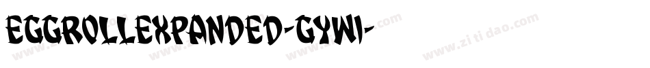 EggRollExpanded-gYw1字体转换