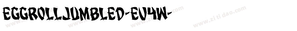 EggRollJumbled-Ev4W字体转换