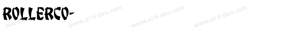 ROLLERCO字体转换