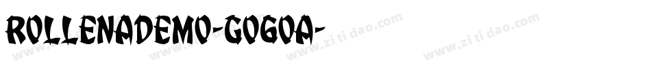 RollenaDemo-GO6oA字体转换