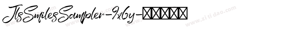 JlsSmilesSampler-9x6y字体转换