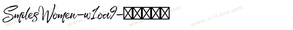 SmilesWomen-w1oa9字体转换