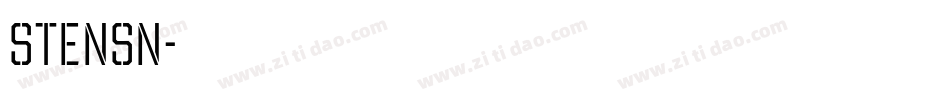 STENSN字体转换