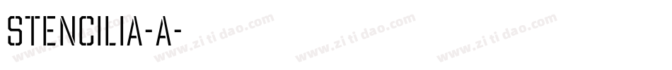 Stencilia-A字体转换
