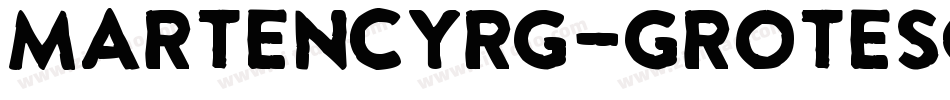 MartenCyrG-Grotesque字体转换