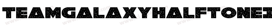 TeamGalaxyHalftoneItalic-eZ1Yn字体转换