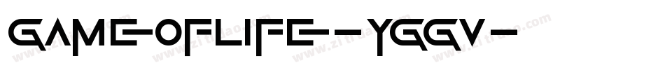 GameOfLife-yGGV字体转换