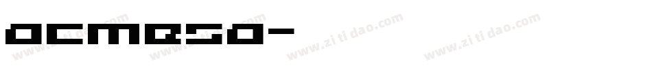 acmesa字体转换