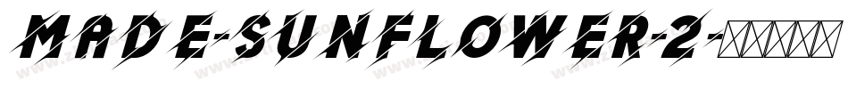 MADE-Sunflower-2字体转换