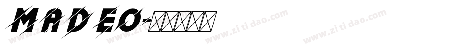 MADEO字体转换