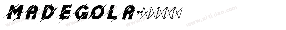 Madegola字体转换