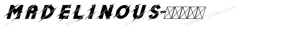 Madelinous字体转换