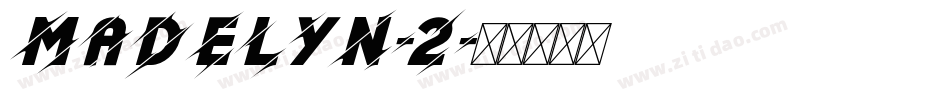 Madelyn-2字体转换