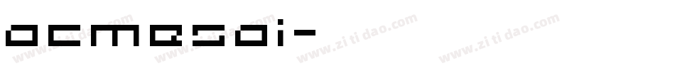 acmesai字体转换