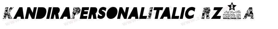 KandiraPersonalItalic-Rz7A字体转换