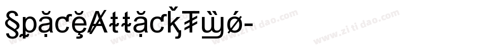 SpaceAttackTwo字体转换