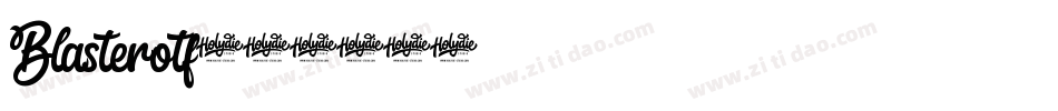 Blasterotf字体转换