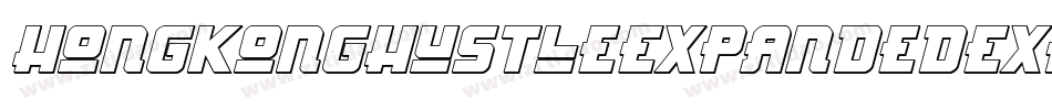 HongKongHustleExpandedExpanded-vDKD字体转换