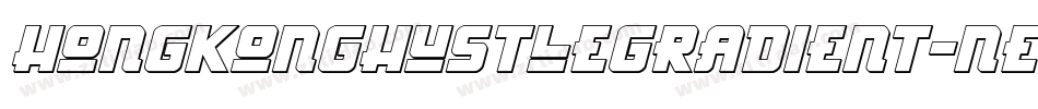 HongKongHustleGradient-neD0字体转换