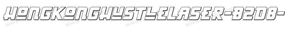 HongKongHustleLaser-B2d8字体转换