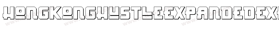 HongKongHustleExpandedExpanded-vDKD字体转换