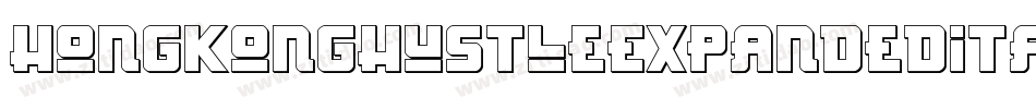 HongKongHustleExpandedItaliExpandedItalic-l4V0字体转换