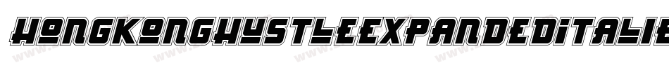 HongKongHustleExpandedItaliExpandedItalic-l4V0字体转换