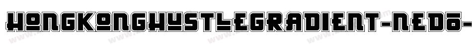 HongKongHustleGradient-neD0字体转换