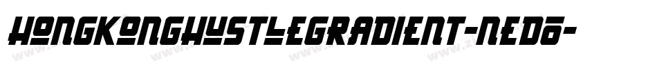 HongKongHustleGradient-neD0字体转换